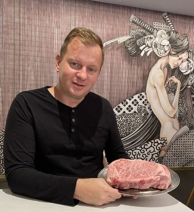 Japonské Wagyu v Sakura Sushi & Steak Mělník